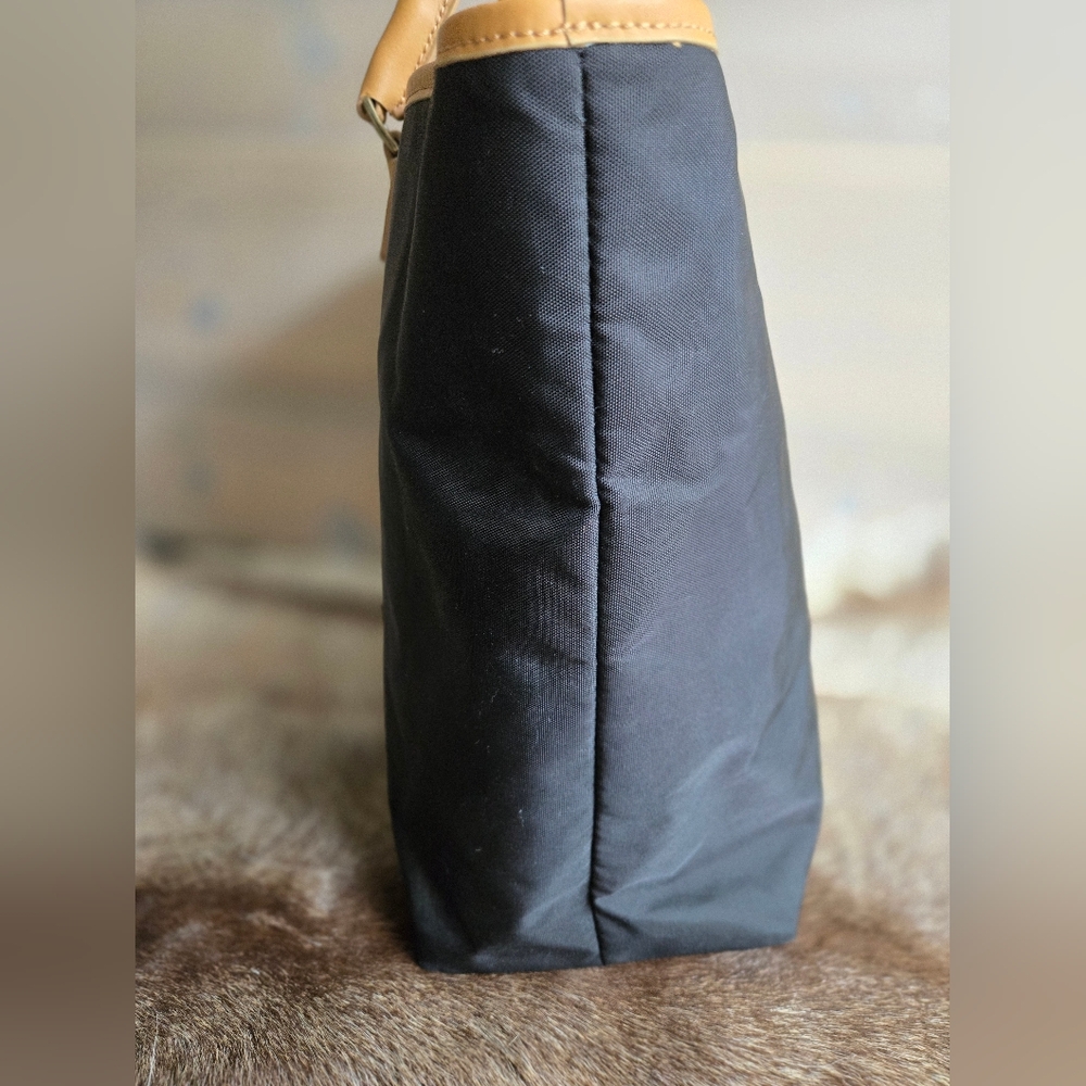 Hartmann Canvas And Leather Zippered Tote - Picture 7 of 11
